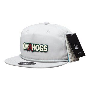 Arkansas Razorbacks OMAHOGS 3D Classic Rope Hat- Grey